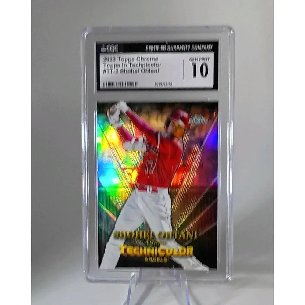 Shohei Ohtani #TT2 Topps Chrome In Technicolor 2023 CGC Graded 10 - Picture 3 of 8